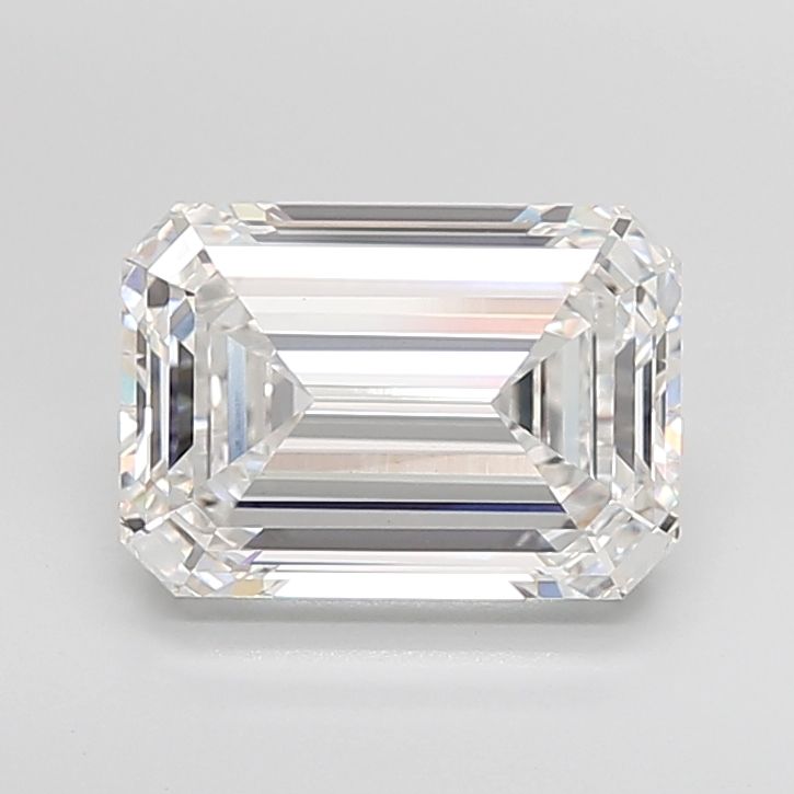 6.09 ct. emerald Lab Grown Diamond front image