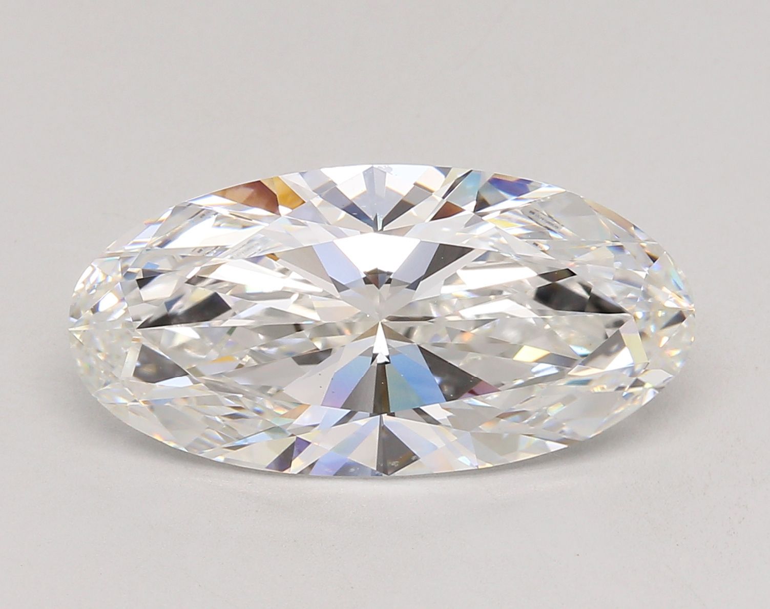 7.07 ct. oval Lab Grown Diamond front image