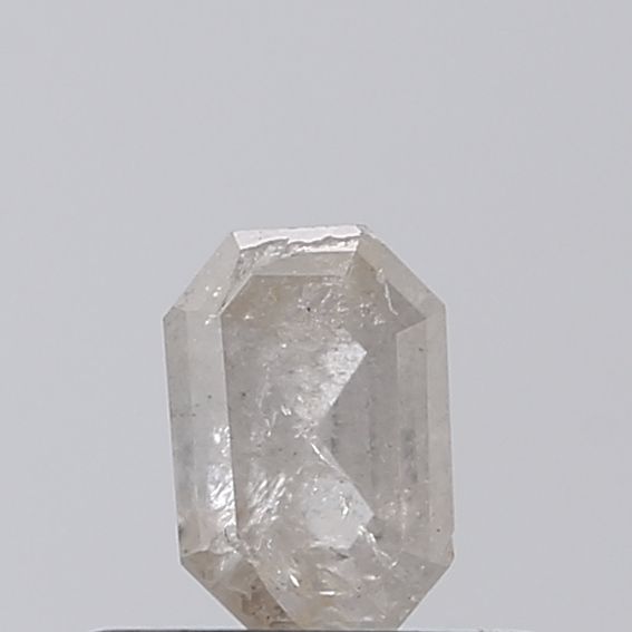 0.39 Carat Emerald Diamond Salt and Pepper VS2
