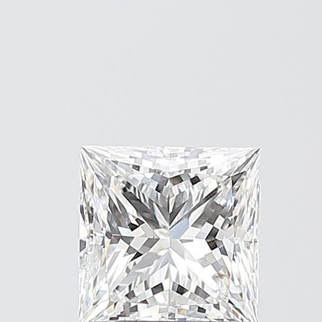 1 ct lab-grown Princess Diamond