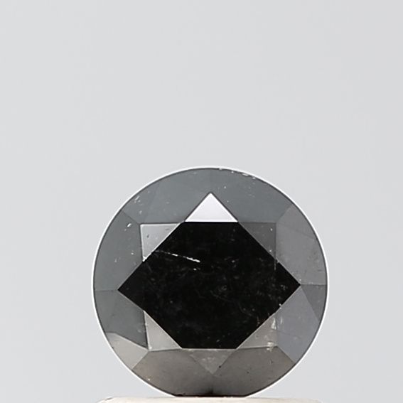 0.78 Carat Round Diamond Black VVS2