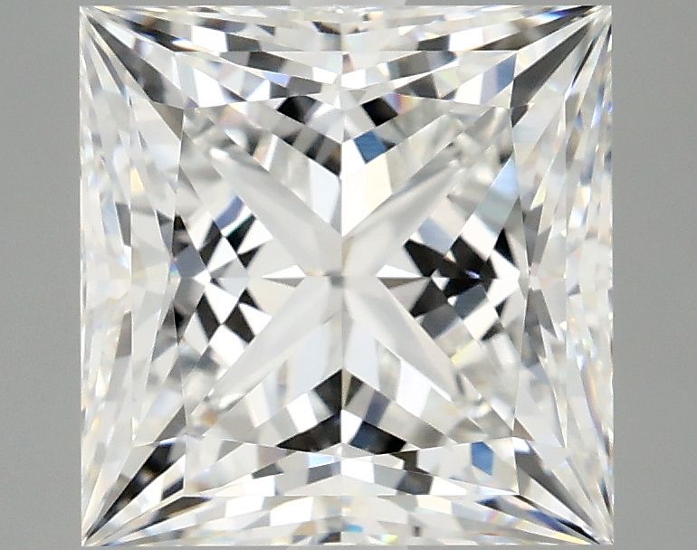 4.19 ct. princess Lab Grown Diamond front image