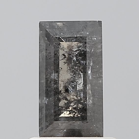 0.78 Carat Baguette Diamond Salt and Pepper VVS2