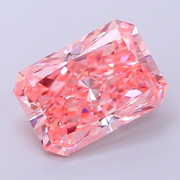 RADIANT 1.97ct Fancy Vivid Pink VVS2 – EX EX STG