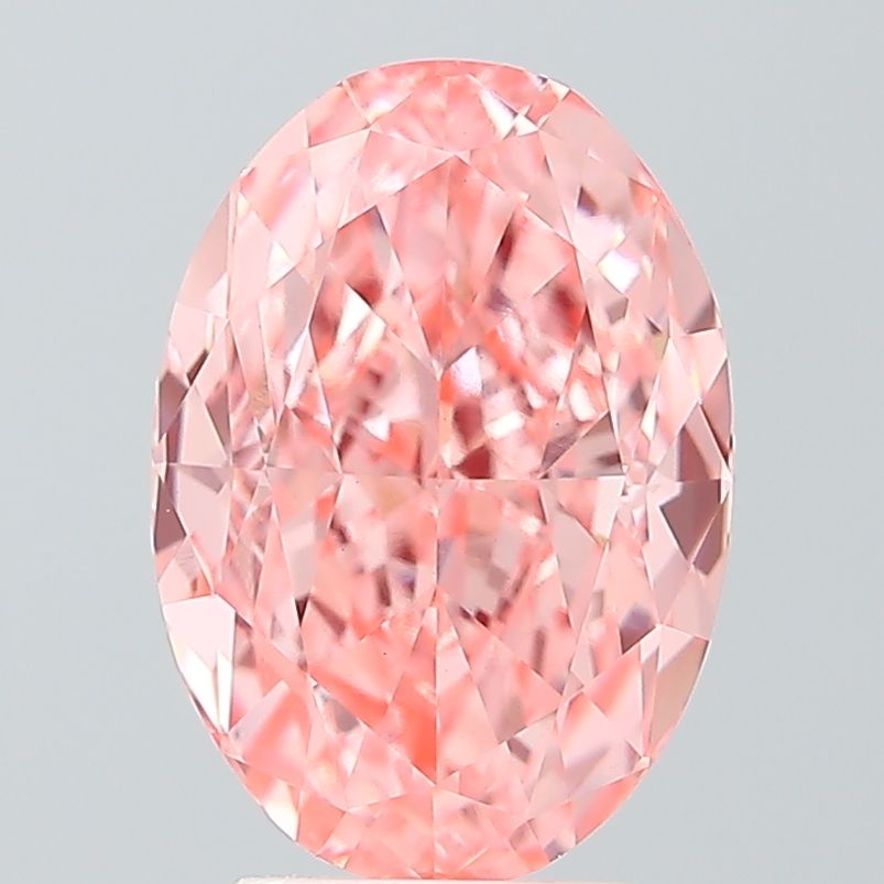 3.84 ct. oval Lab Grown Diamond front image