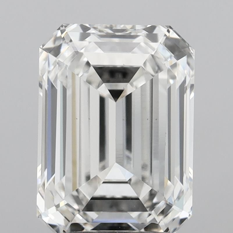 2.55 ct. emerald Lab Grown Diamond front image