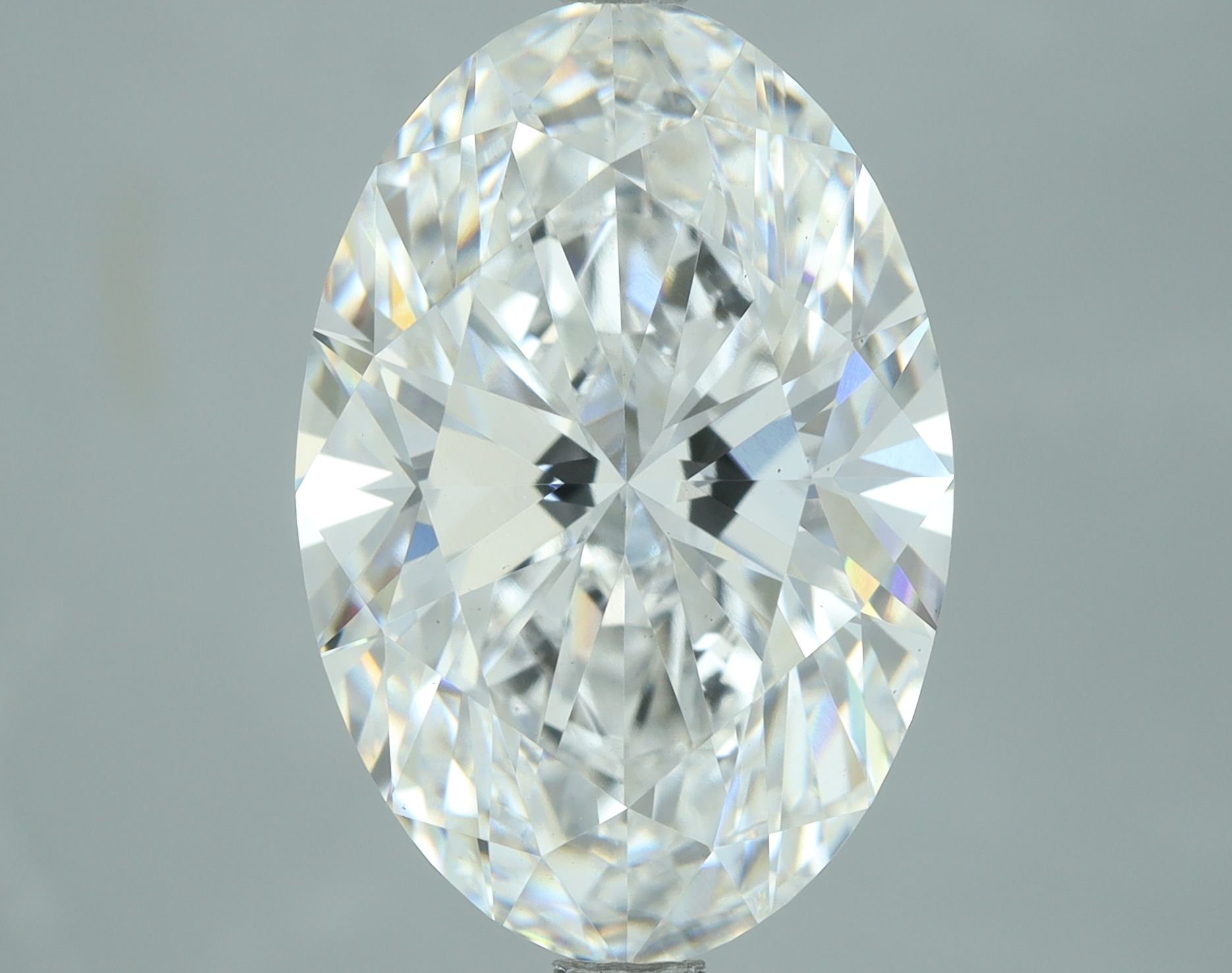 5.27 ct. oval Lab Grown Diamond front image