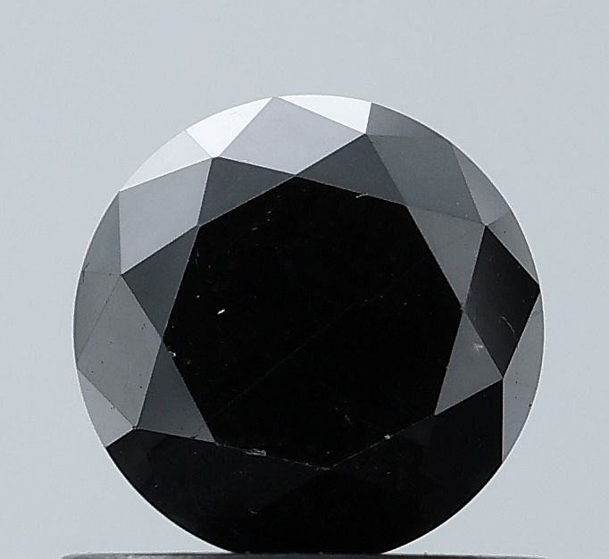 0.95 Carat Round Diamond Black VVS2