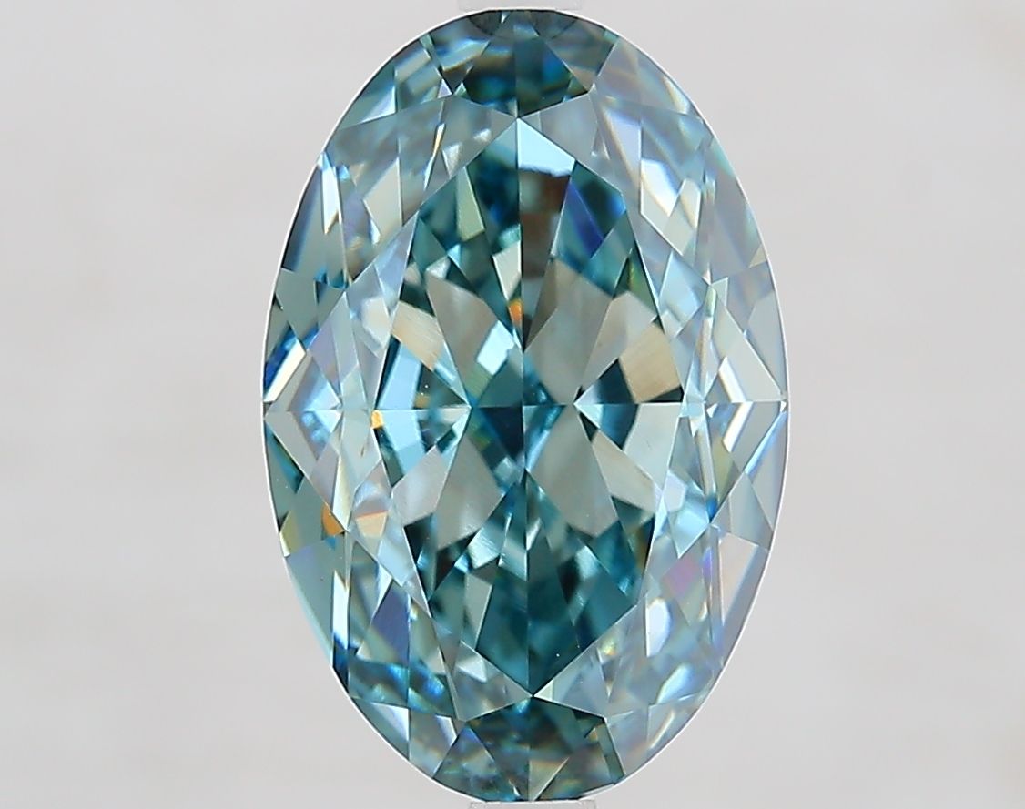5.06 ct. oval Lab Grown Diamond front image