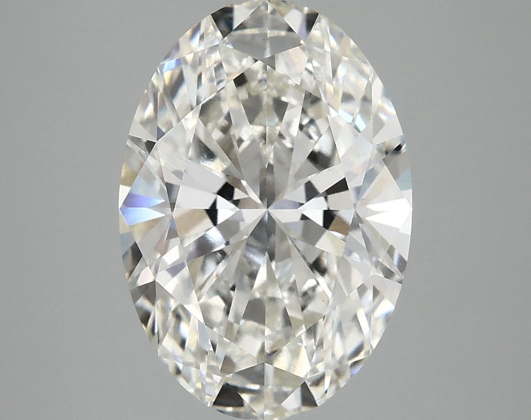 3.92 ct. oval Lab Grown Diamond front image
