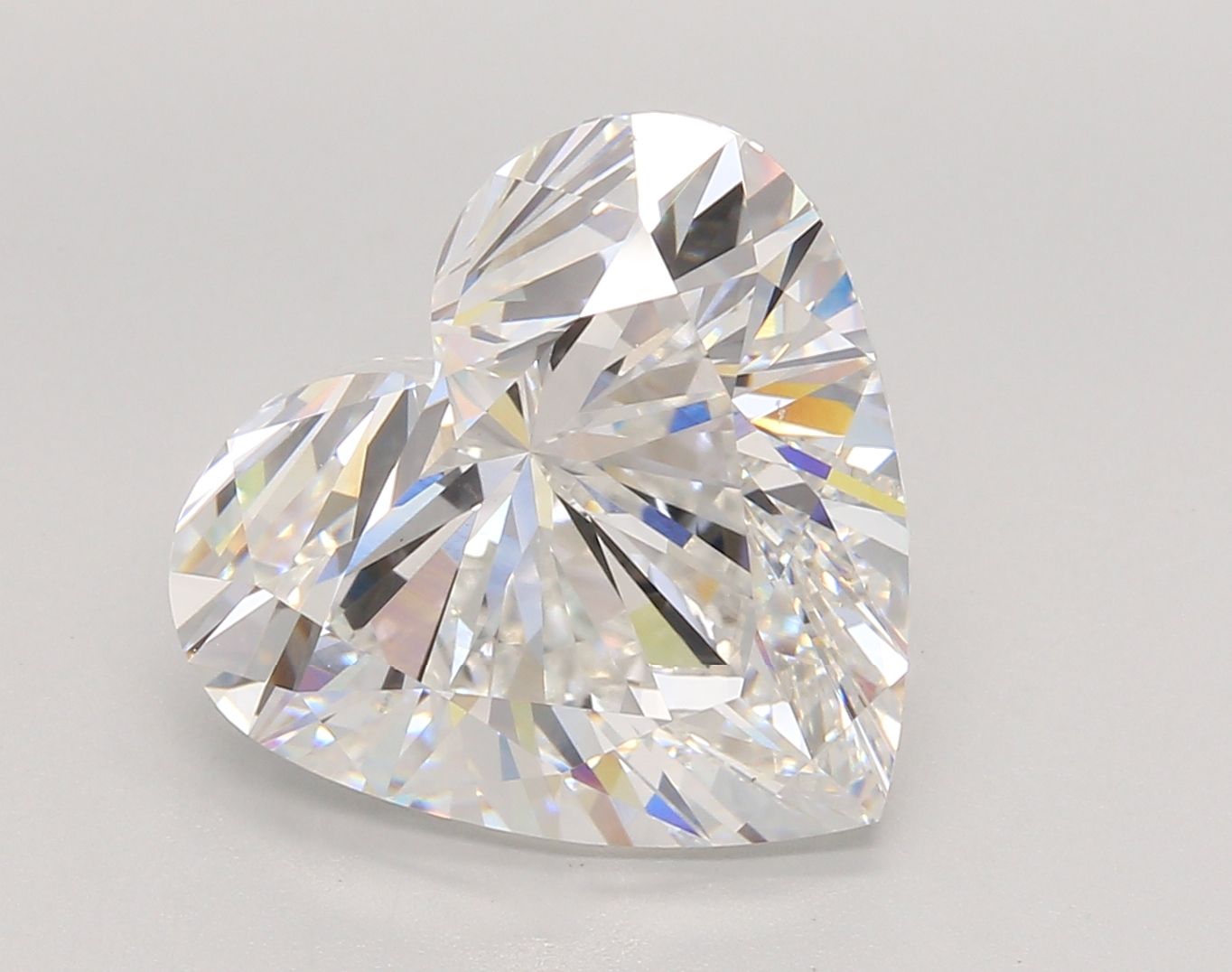 7.59 ct. heart Lab Grown Diamond front image