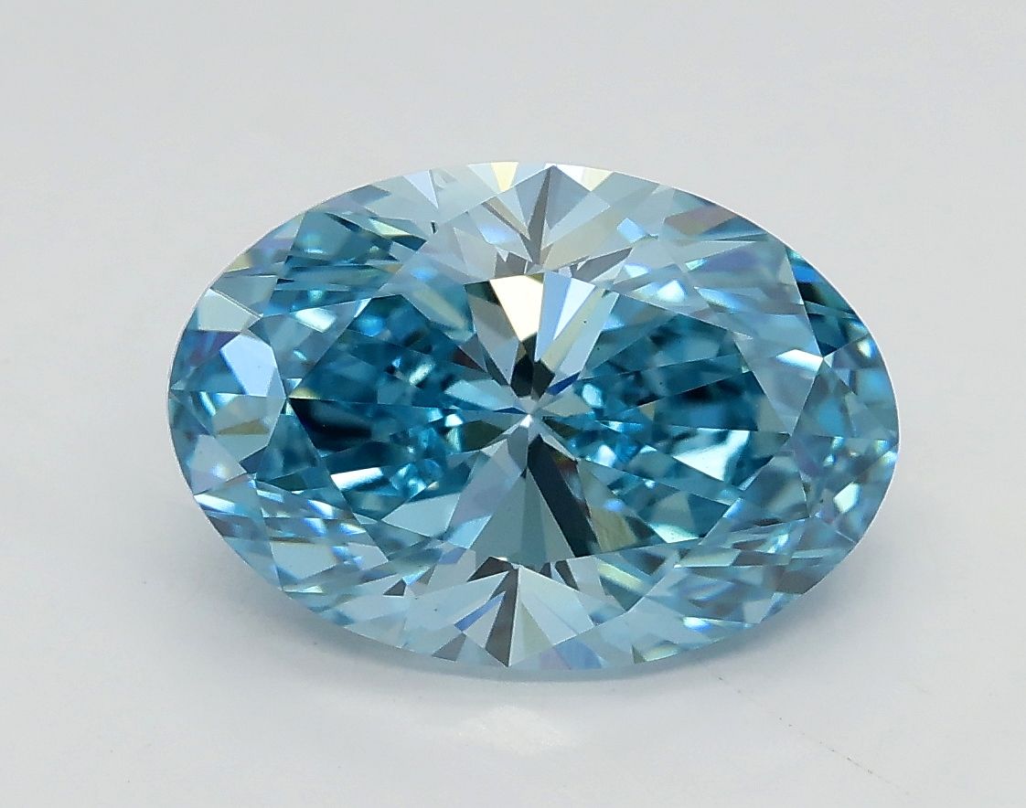 2.72 ct. oval Lab Grown Diamond front image