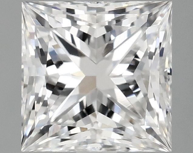 2.10 ct. princess Lab Grown Diamond front image