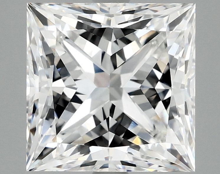 4.18 ct. princess Lab Grown Diamond front image