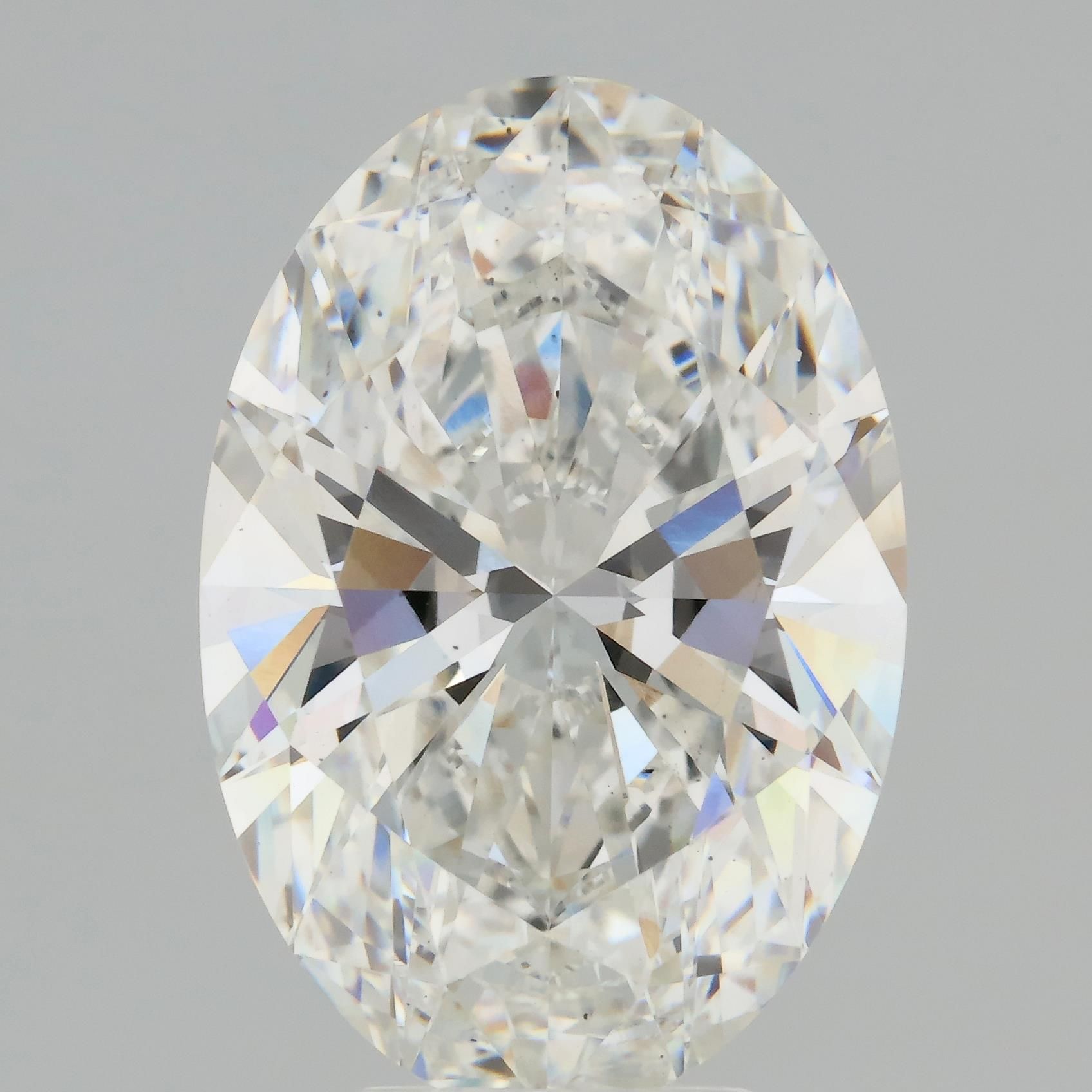6.11 ct. oval Lab Grown Diamond front image