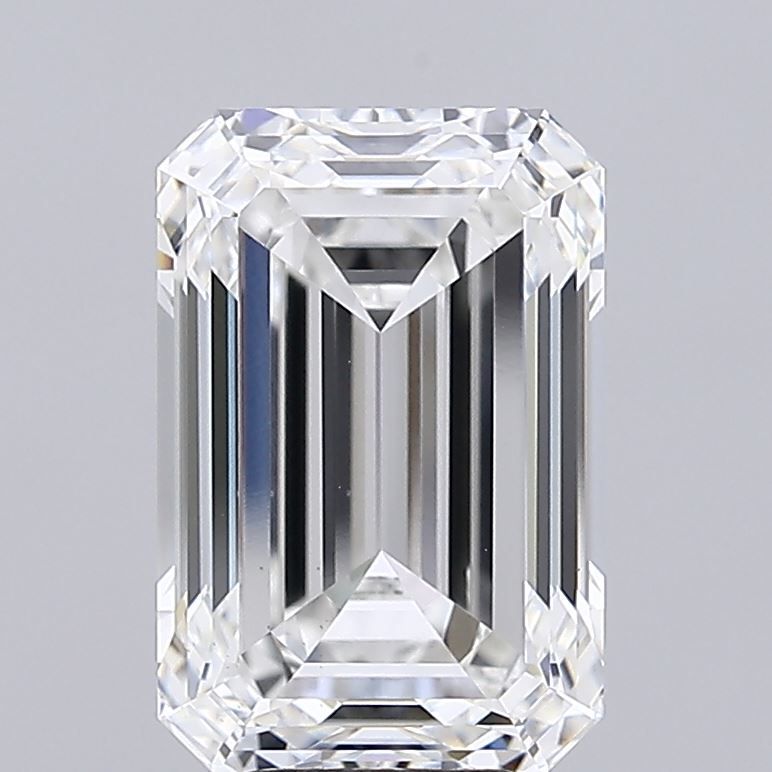 6.23 ct. emerald Lab Grown Diamond front image