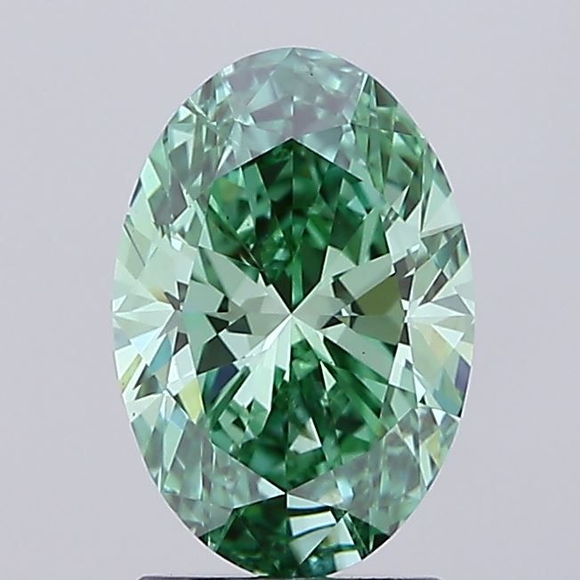 2.01 ct. oval Lab Grown Diamond front image