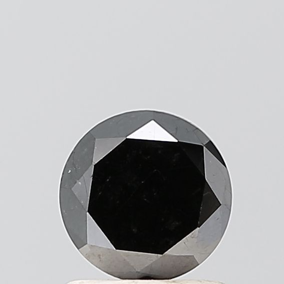 1.01 Carat Round Diamond Fancy Black VVS2
