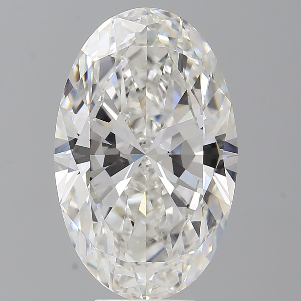 7.55 ct. oval Lab Grown Diamond front image