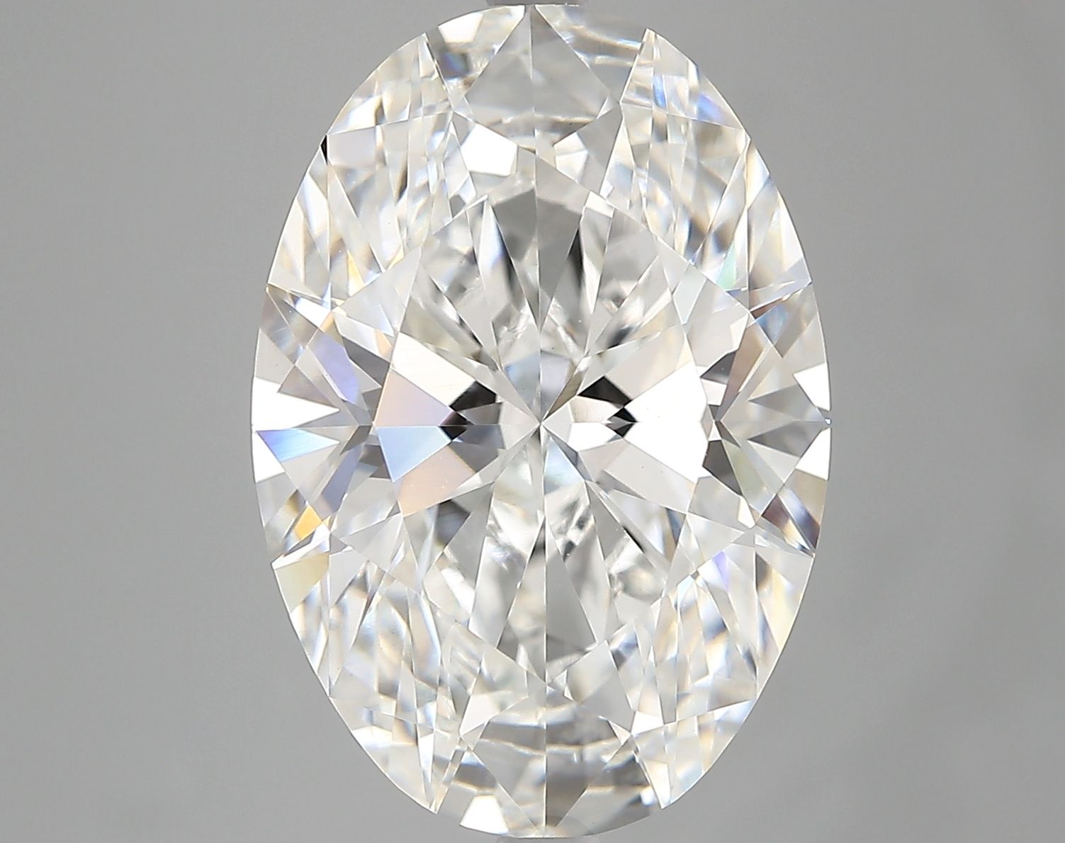 7.02 ct. oval Lab Grown Diamond front image