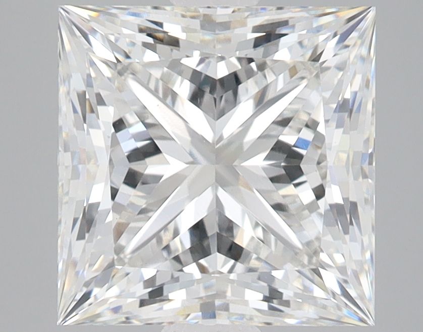 4.09 ct. princess Lab Grown Diamond front image