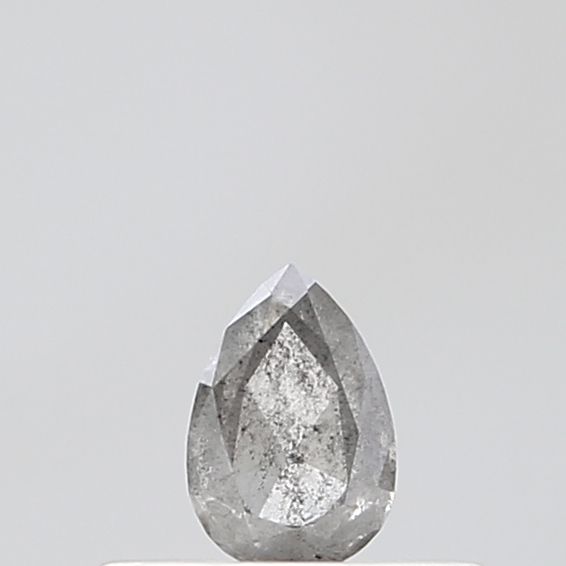 0.22 Carat Pear Diamond Salt and Pepper VVS1