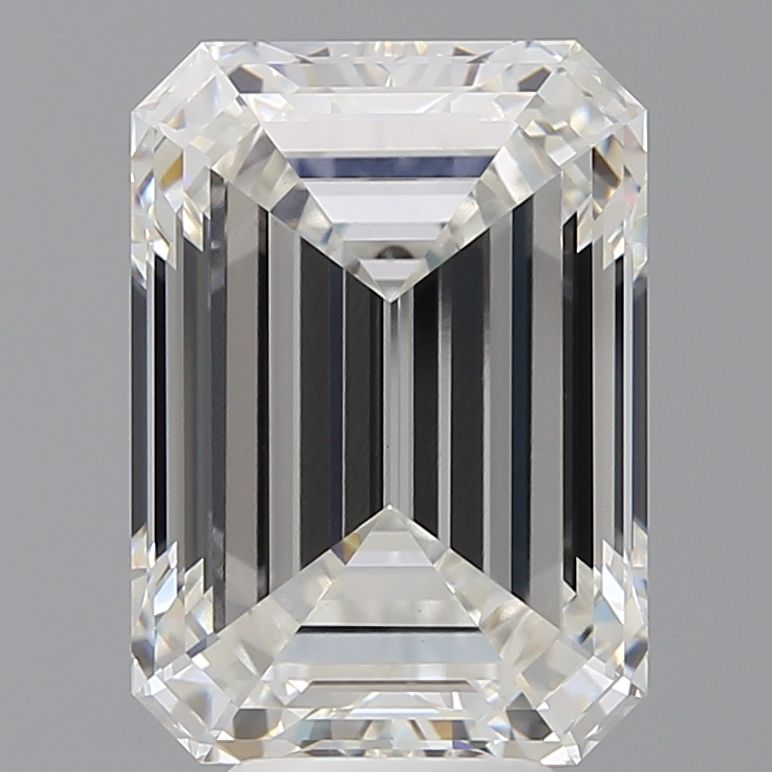 7.09 ct. emerald Lab Grown Diamond front image