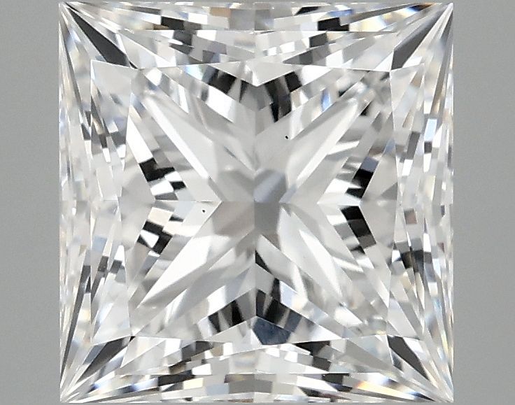 2.81 ct. princess Lab Grown Diamond front image