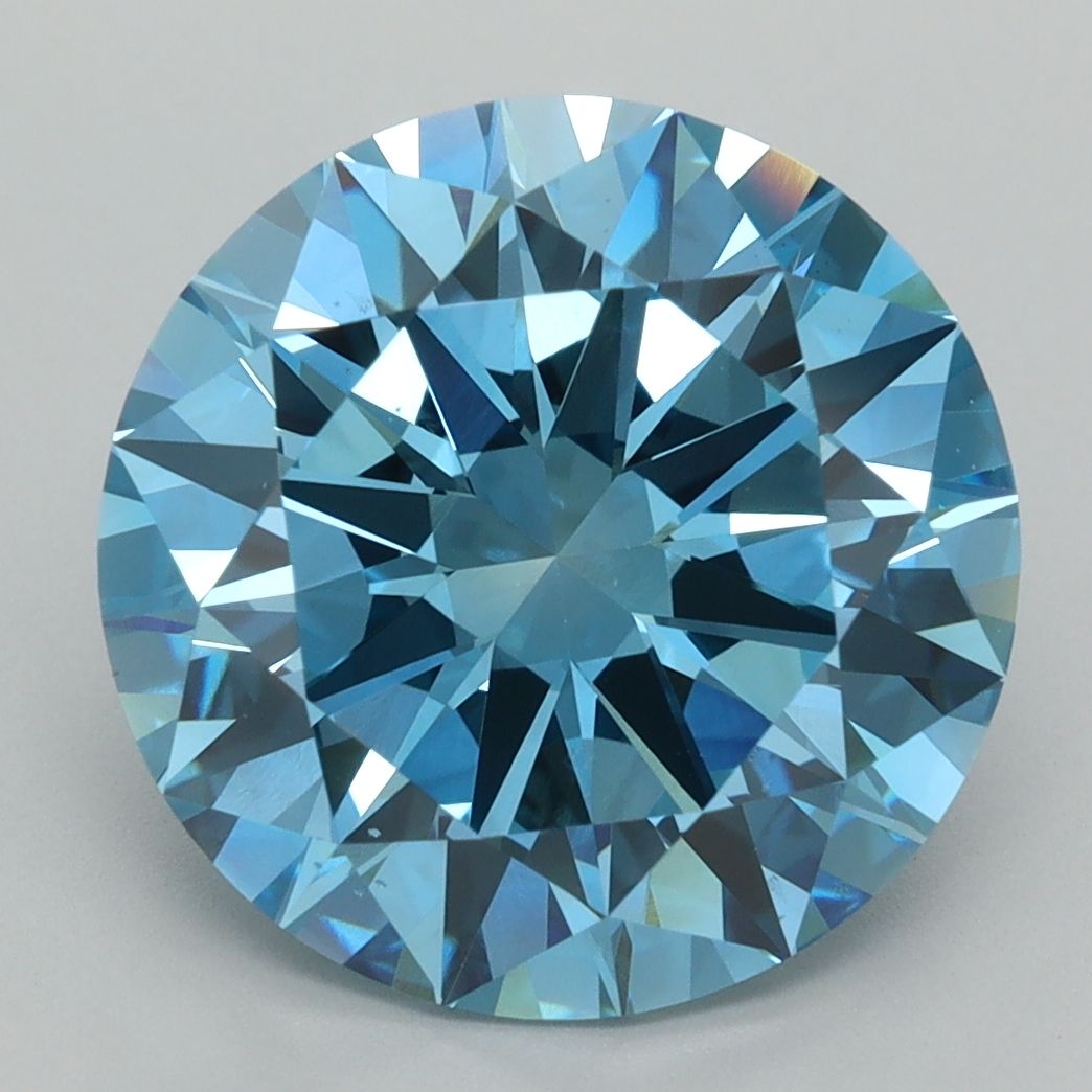 5.95 ct. round Lab Grown Diamond front image