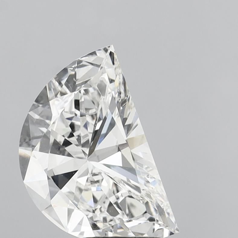 3.07 ct lab-grown Half moon Diamond