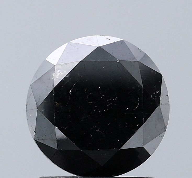1.92 Carat Round Diamond Black VS2