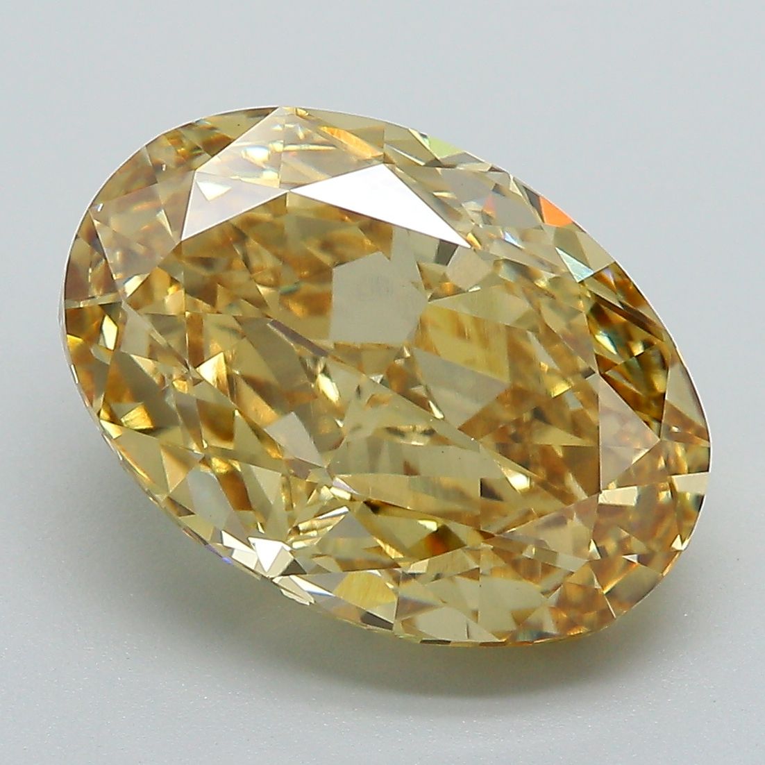 7.05 ct. oval Lab Grown Diamond front image
