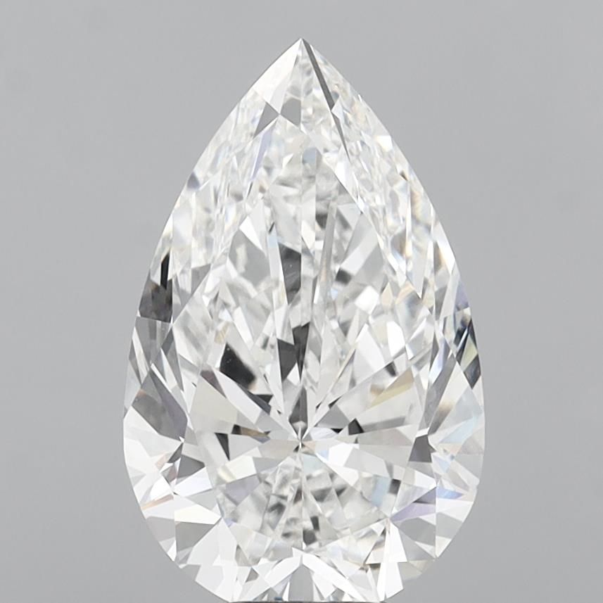 7.26 ct. pear Lab Grown Diamond front image