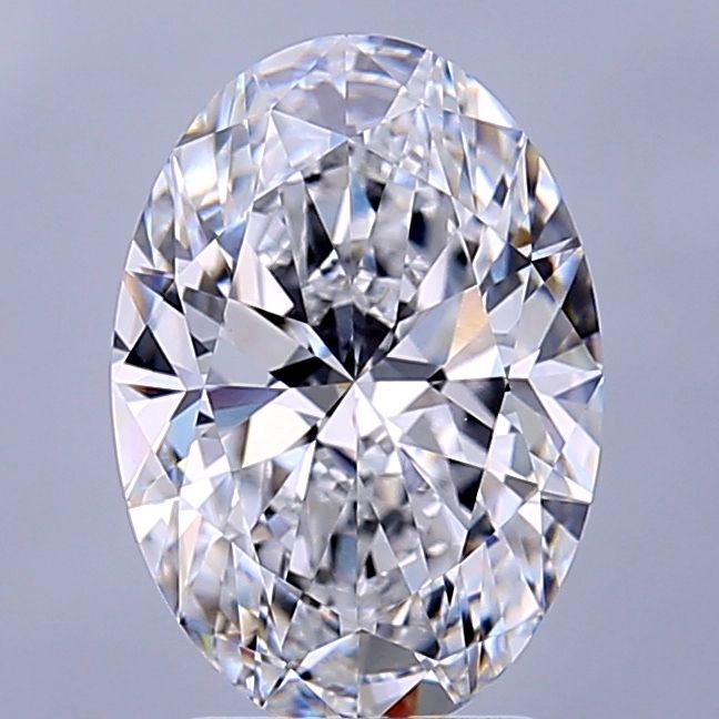 2.76 ct. oval Lab Grown Diamond front image