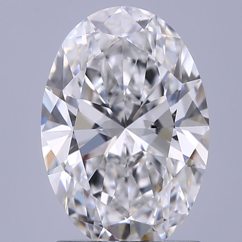 1.36 ct. oval Lab Grown Diamond front image