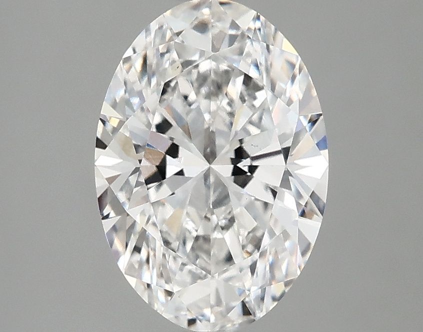 2.10 ct. oval Lab Grown Diamond front image