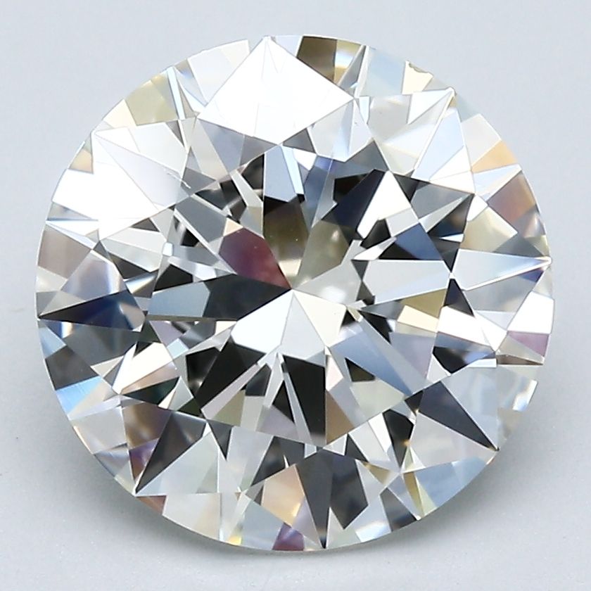 3.91 ct Round diamond
