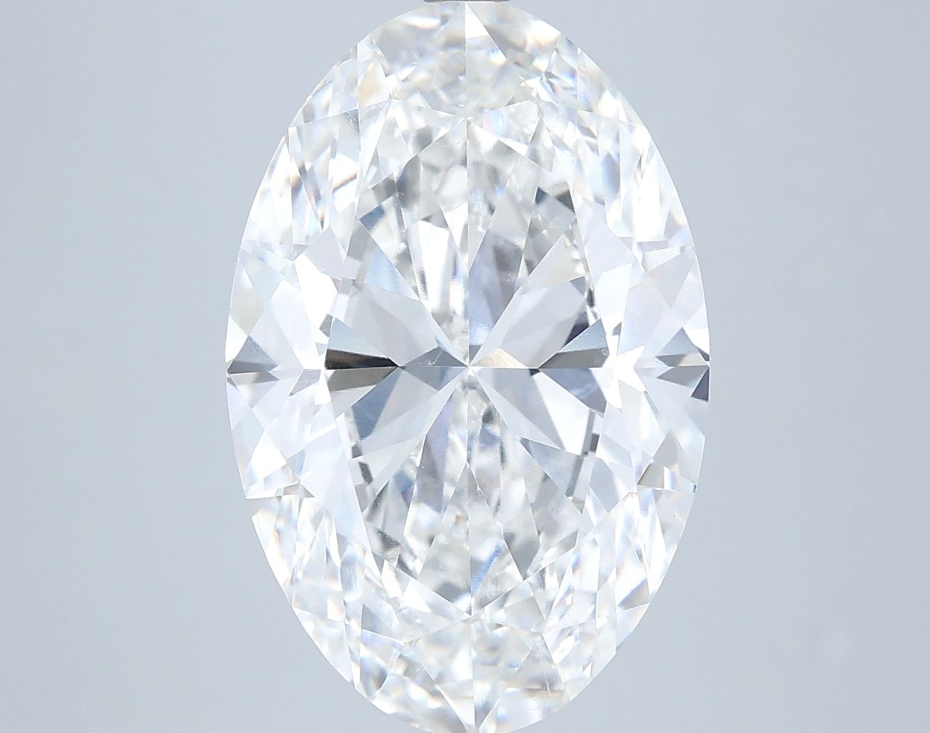 7.06 ct. oval Lab Grown Diamond front image