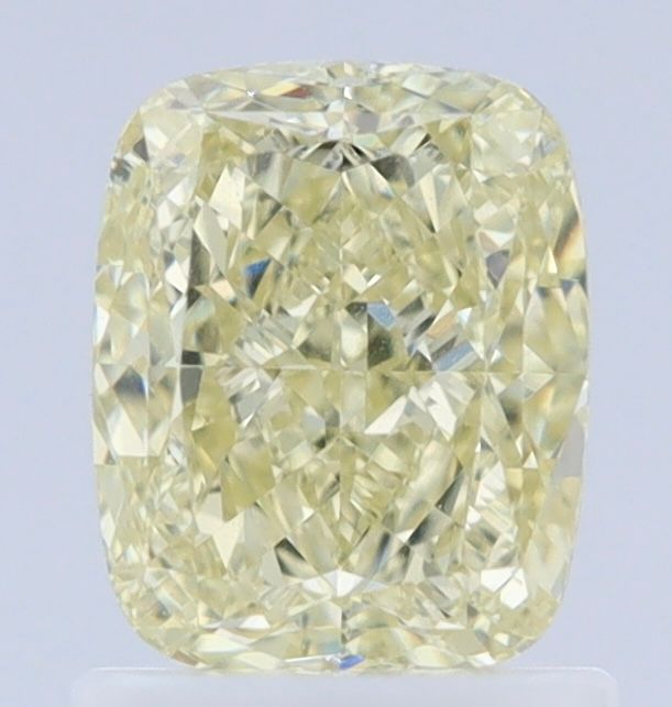 1.3 Carat Cushion brilliant Diamond Fancy Light Yellow IF