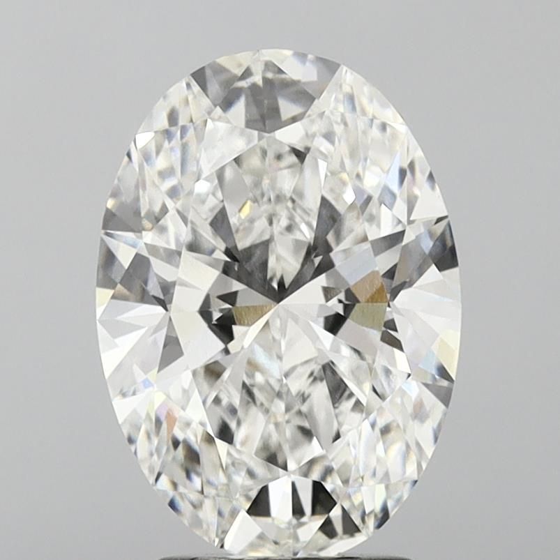 4.05 ct. oval Lab Grown Diamond front image