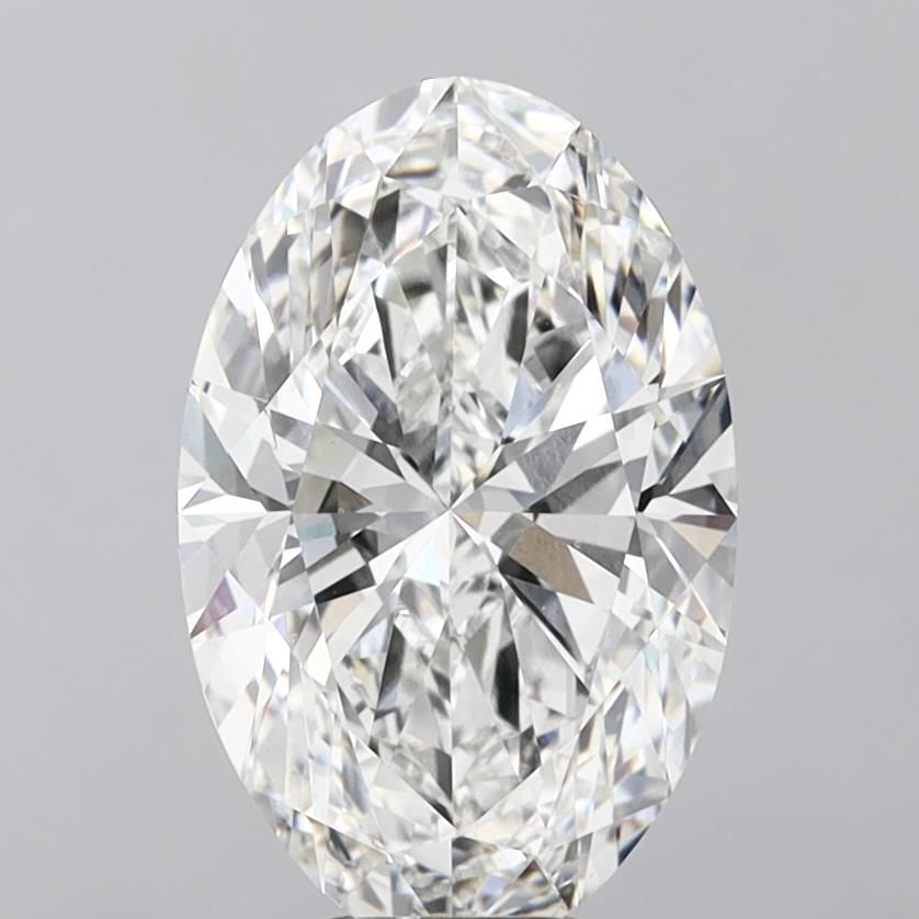 7.10 ct. oval Lab Grown Diamond front image