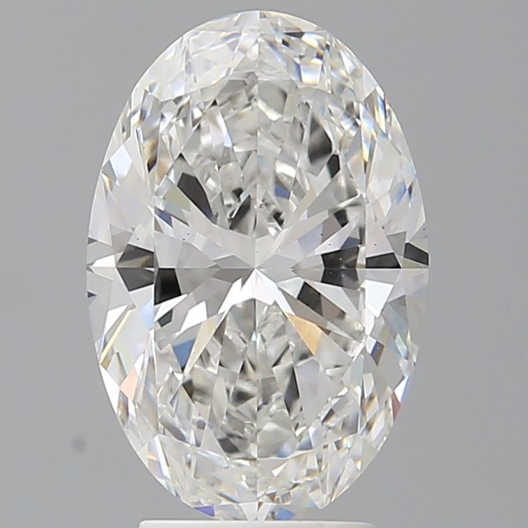 4.02 ct. oval Lab Grown Diamond front image