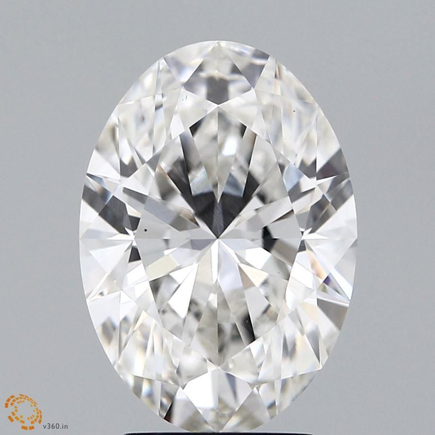 3.58 ct. oval Lab Grown Diamond front image