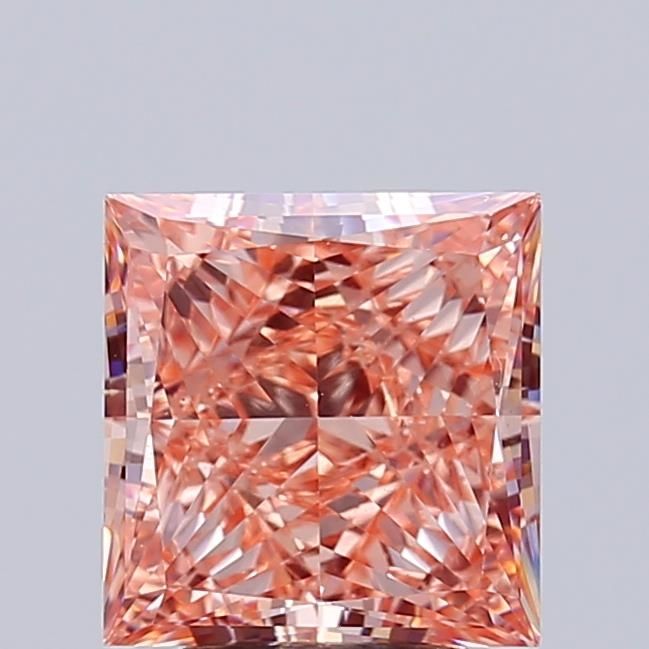 4.02 ct. princess Lab Grown Diamond front image