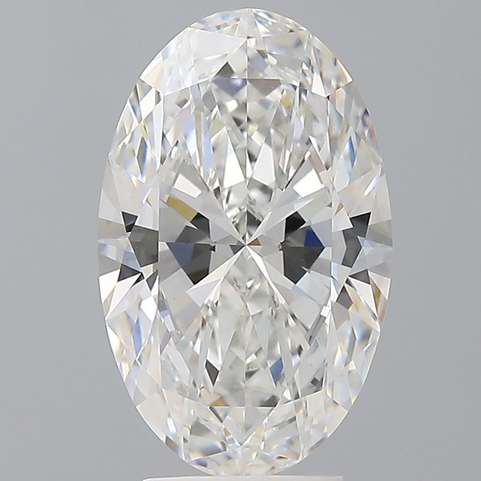 4.09 ct. oval Lab Grown Diamond front image