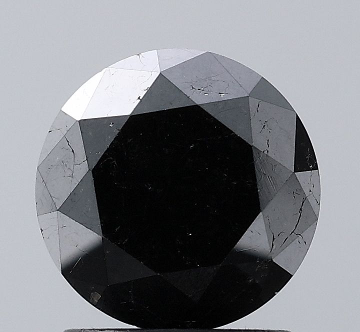 1.92 Carat Round Diamond Black VS2