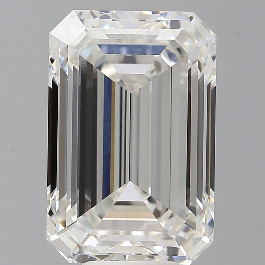 9.56 ct. emerald Lab Grown Diamond front image