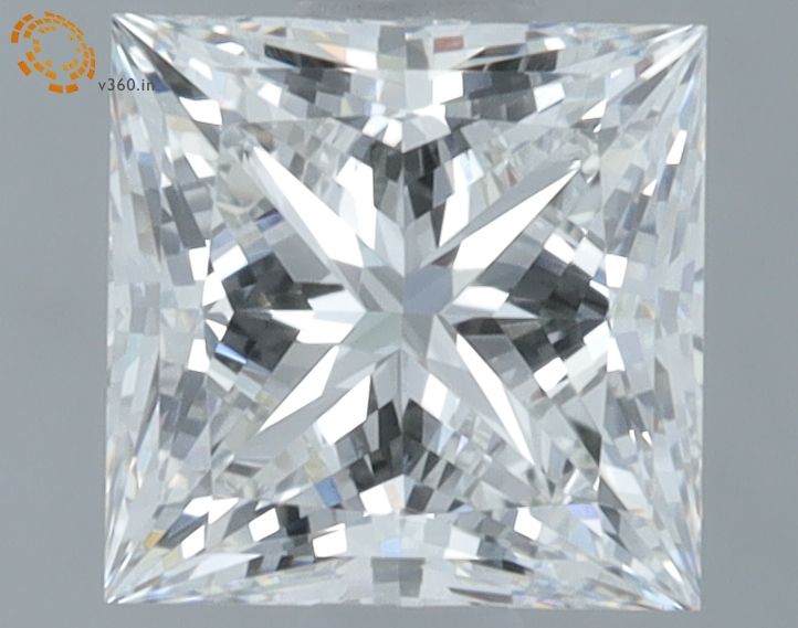 1.10 ct. princess Lab Grown Diamond front image