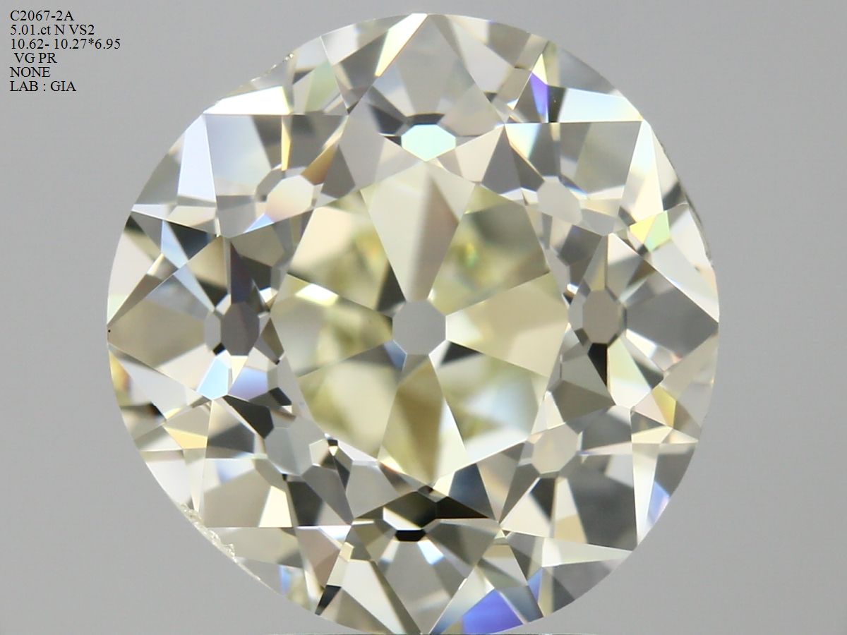 5.01 ct European cut Diamond