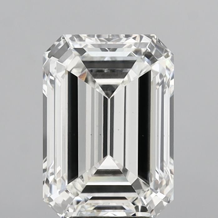 6.09 ct. emerald Lab Grown Diamond front image